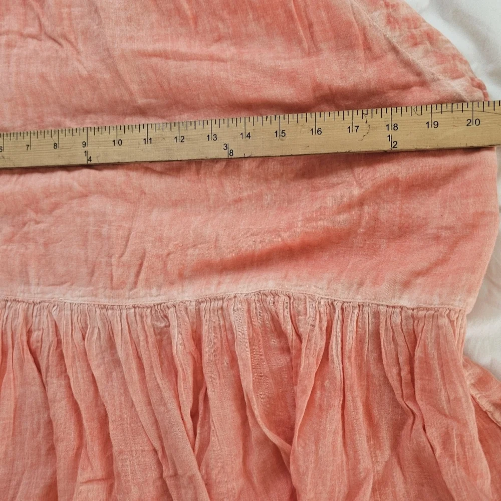 Free People Coral Sleeveless Top